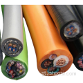 Cabo de isolamento de borracha de silicone preto